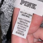 PINK - Victoria's Secret Victoria's Secret pink Gray grey Zip up Hoodie hooded sweatshirt sweater Photo 2