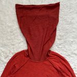 Free People FP Beach Top Cocoon Cowl Pullover Cowl Neck Long Sleeve Orange XS/S Photo 6