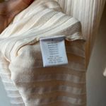 Ronny Kobo Dress Fringe Cut Out Long‎ Sleeve Knit Midi Dress Ivory Sz S Photo 11