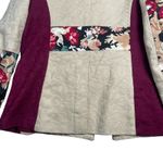 Norm Thompson Women's Vintage Long Sleeve Cream Mandarin Collar Tang Suit Medium Tan Photo 5