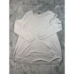 Eileen Fisher Eileen Fisher Womens Gray Wool Blend Long Sleeve Knit Tunic Jersey Top Size L Photo 1