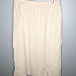 Orvis  off white silk & linen blend modest skirt Photo 0