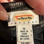 Talbots Black and white plaid wool skirt Photo 2