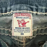 True Religion Jeans Womens Size 28 Straight Leg Distressed Low Rise Vintage Y2k Photo 2