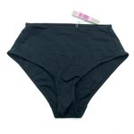 Everlane The High-Rise Hipster Bikini Bottom Moderate Coverage Stretch Black XS Photo 3