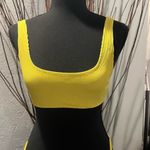White Fox Boutique 🌺WHITE FOX YELLOW CHEEKY TWO PIECE  SWIMSUIT SIZE MEDIUM🌺 Photo 1