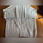 Torrid  Cream Cotton Blend Dolman Sweater Vest, Size 3/4 (22-26) NWT Photo 2