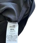 Love moschino  Black Ruffled Heart Logo 3/4 Sleeve Crewneck Crop Top Size 8 Photo 7