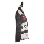 Vintage 90’s Dog Theme TANJAY Zipper front sweater cardigan. SZ. Large. Photo 3