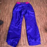 Obermeyer Vintage 90s‎  Bright On Purple Snowboard Ski Snow Pants Size 10 Photo 6