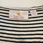 Quacker Factory Embroidered Bee Rhinestone Striped Cotton Knit Top Size 2X Photo 8