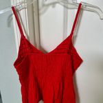 SheIn - Adorable Red Linen Crop Top ♥️ Brand New! Photo 2