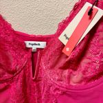 NWT Popilush Hot Pink Lace Shapewear Bodysuit Tummy Control XXL Photo 9