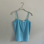 secret treasures Y2K BABY BLUE  POLKA DOT TANK‎ TOP Photo 1