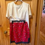 Mountain Lake Casuals paisley print combo top is xl skirt is a size 12 White Photo 1