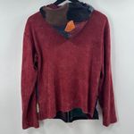 Rising International Vintage Patchwork Zip Up Jacket Size Medium Red Photo 6