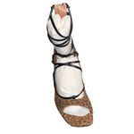 Lita By Ciara Leopard‎ New Strappy Italian Leather Heel Sz US 10 EU 40 MSRP $448 Photo 1