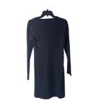 Athleta  Size Small Black Long Sleeve Black Midi Dress Photo 3