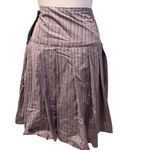 ISDA & Co Skirt Pleated knee length Skirt Size 8 Gray Photo 2