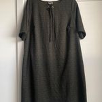 Miss Avenue Avenue Lace Up midi dark green shirt sleeve Dress Size 22/24 Photo 0