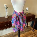 Beach Coverup Wrap Swim New Womens XS S M L Sarong Colorful Purple Photo 7