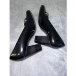 Wild Pair Vintage Black Kitten Heel Loafer Heels 8 Y2K 2000s Photo 5