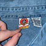 Looney Tunes  Tweety Bird Button Down Denim Long Sleeve Shirt Photo 2