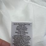 Nation Ltd Suzette Puff Sleeve Ruffle Neck White Pima Cotton Blouse Size Medium Photo 9