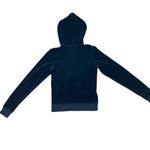 Juicy Couture Y2k  velour black zip up jacket with hood vintage Photo 2