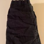 Old Navy Cropped Black Linen Pants Photo 1