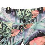 BELLE & BELL Tropical Floral Print Training Shorts Size XS Green Photo 5