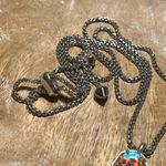 Kendra Scott Teo Dichroic Glass Silver Necklace Photo 13