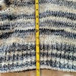 Wild Fable Fall essential: Blue & white knit cropped sweater Photo 3