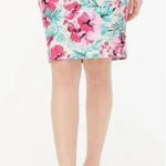 J.Crew  Tropical Print Basketweave Pencil‎ Skirt NWT - 2 Photo 0