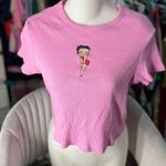 Betty Boop  Pink crop top Photo 0