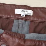 Jason Wu Wide Leg Cropped Faux Leather Trousers Photo 4