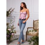 NEW NWT V Chapman Catania Corset Top Orchid Haze Windsor sz 2 Pink Photo 1