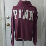 PINK - Victoria's Secret PINK Victoria Secret Purple Racer Stripe Zip Jacket. L Casual Preppy Utility Photo 2