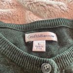 Women's button down long sleeve shirt Size L Photo 2