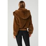 Alo Yoga  Faux Fur Foxy Jacket Chocolate XS Photo 3