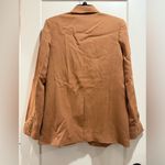 ALC Frank A.L.C. Blazer Maverick Jacket Long 2 Button Brown Lace Up Trim Size 8 Photo 11