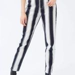 BDG  Urban Outfitters Striped High Waisted Tapered Leg Photo 0
