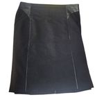 Worthington Black Pencil Skirt With Faux Leather Accents (18) Photo 4