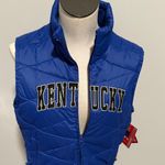 University of Kentucky Wildcats Colosseum Athletics puffy vest New size medium Blue Photo 3