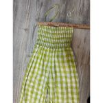 House of Harlow 1960 Gingham Smocked Romper Size‎ XS Green Photo 6