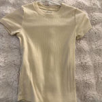 Hollister  butter yellow baby tee Photo 0