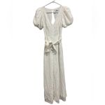 Club Monaco White Open Back V-neck Short Sleeve Jumpsuit Size 00 Photo 5