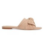 Tory Burch  Annabelle Bow Suede Slide Sandal in Tan Size 6.5‎ Photo 1