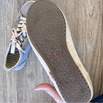 Taos Blue Chambray Zip & Lace Up Sneakers Womens 7.5 Comfort Shoes Everyday Photo 1