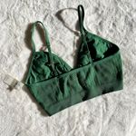 Aerie NWT Green Bralette Crop Top - Size: Small Photo 3